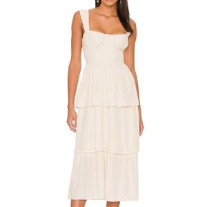WeWoreWhat Corset Midi Dress